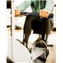 QWORK® Barre Tirage Musculation, Barre Musculation pour Triceps et Biceps, Accessoire de Fitness pour Machine de Câble de Gymnas