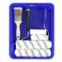 QWORK® Kit de rouleau de peinture - 4 Rouleaux à peinture (23cm 10cm)