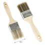 QWORK® Kit de rouleau de peinture - 4 Rouleaux à peinture (23cm 10cm), 1 pinceau (4 cm), 1 bac peinture - Accessoires de décorat