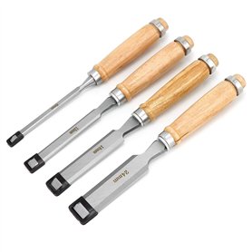QWORK® 4 Pièces Ciseaux à Bois 6