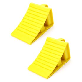 QWORK® 2 Pièces Cale De Roue Plastique