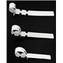 QWORK 300 Pièces Étiquette de Jardinage en Plastique, Pancarte Potager Suspendue, 2x21cm, Blanc