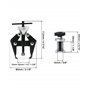 QWORK® 2 Pièces Extracteur De Bras D'essuie Glace, Extracteur Roulement, Extracteur De Borne De Batterie, Réglable, Ouverture Ma