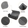 QWORK® Boîte de rangement de cartes, boîte de cartes à collectionner, boîte carte de pont en cuir PU, boîte de rangement pour ét