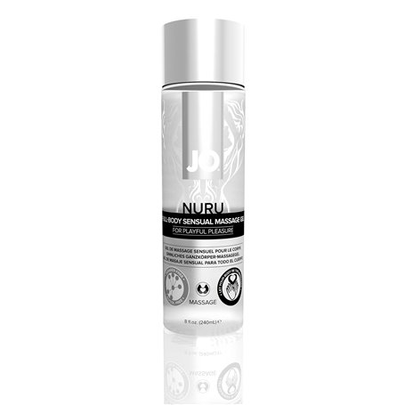 System Jo Nuru Massage Gel sans Parfum 240 ml
