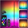 Mtutu Lampadaire LED 140cm Lampadaire sur Pied RGBIC avec Télécommande/App