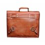 Jaald 40 Cm Mallette Porte-Documents Serviette Sac Messenger À Bandoulière’Épaule Sac À Dos Convertible en Cuir pour Ordinateur 