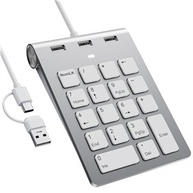 Pavé Numérique avec USB A/USB C