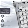 Pavé Numérique avec USB A/USB C, Multifonctions Clavier Numérique avec 3 Ports USB 2.0, 18 touches, Mini Clavier Numérique Ergon