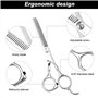 5 Pouces Ciseaux de Coiffure en Acier Inoxydable