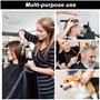 2 Pièces Ciseaux Coiffure, 6,5 Pouces Ciseaux de Coiffure en Acier Inoxydable, Ciseaux de Coupe de Cheveux, Ciseaux Effileur ave