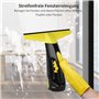 Nettoyeur de Vitres Aspirateur de fenêtre rechargeable - Kit de nettoyage électrique pour vitres - Réservoir d'eau de 200 ml San
