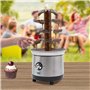 Fontaine à chocolat 190 W - 4 niveaux - Tour de feuille électrique - 1,2 l - Pour anniversaires, fêtes et familles