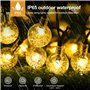 STANBOW Guirlande Solaire Exterieur, 9M 60LEDs Guirlande Lumineuse Exterieure, 8 Modes IP65 Étanche Guirlande Lumineuse Exterieu