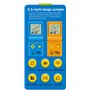 CZT Console de Jeu Cubique Grand écran 999 en 1 Bloc de Jeu Rétro Console Portable Jeux de Briques électroniques de Poche Jouets