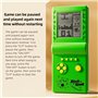 CZT Console de Jeu Cubique Grand écran 999 en 1 Bloc de Jeu Rétro Console Portable Jeux de Briques électroniques de Poche Jouets