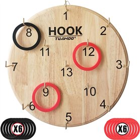 TUAHOO Jeu d'Adresse en Bois pour intérieur et extérieur