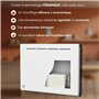 BESTHERM - Radiateur électrique fixe à inertie sèche céramique 1000W Bestherm ATLAS horizontal blanc