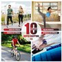 Corde à sauter Speed Rope, 2 roulements à billes, corde à sauter pour adulte, fitness, avec design à vis gratuit et poignée en a