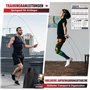 Corde à sauter Speed Rope, 2 roulements à billes, corde à sauter pour adulte, fitness, avec design à vis gratuit et poignée en a