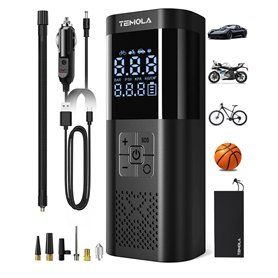 TEMOLA Gonfleur pneus Voiture sans Fil