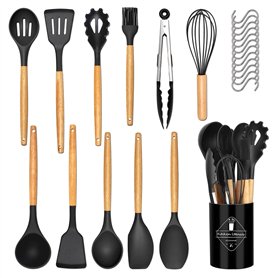 24 Pièces Kit Ustensiles de Cuisine