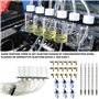 CHANG QI Testeur Injecteur Diesel Common Rail Testeur,débitmètre d'injecteur Diesel 6 Cylindres Diesel Kit Test Rail d'injection