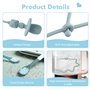Support pour ustensiles de bébé avec sangle pour chaise haute - Aide à l'alimentation pour garder la cuillère à portée de main e