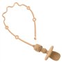Support pour ustensiles de bébé avec sangle pour chaise haute - Aide à l'alimentation pour garder la cuillère à portée de main e