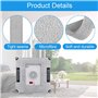 8 Pièces pour Ecovacs Winbot W1 Pro/W1/W2 Omni/W2 Microfibre Serpillère Rechange Kit, Lavables Lingette de Nettoyage pour Ecovac