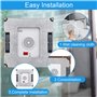 8 Pièces pour Ecovacs Winbot W1 Pro/W1/W2 Omni/W2 Microfibre Serpillère Rechange Kit, Lavables Lingette de Nettoyage pour Ecovac