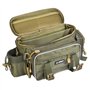 Lixada Multifonctionnel Sac de pêche Plein air Sac à Bandoulière Sac de Taille Pack Leurres de Pêche Tackle Sac (Armée Verte)