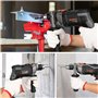 DOVAMAN Perceuse à percussion filaire, marteau perforateur électrique 850 W 230 V, vitesse variable 0-3000 tr/min, mandrin métal