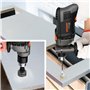 DOVAMAN Perceuse à percussion filaire, marteau perforateur électrique 850 W 230 V, vitesse variable 0-3000 tr/min, mandrin métal