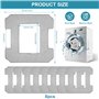 Kigniote Lot de 8 Chiffons de Rechange pour Robot de Nettoyage de Fenêtre Ecovacs Winbot W1 Pro / W1 / W2 Omni / W2 - Tampons en