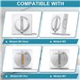 Kigniote Lot de 8 Chiffons de Rechange pour Robot de Nettoyage de Fenêtre Ecovacs Winbot W1 Pro / W1 / W2 Omni / W2 - Tampons en