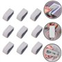 sonlpe 9 PCS Attache Couette, Attache Drap Housse, Pince Drap Housse sans Aiguille, pour Fixes Housses de Couette, Vêtements, Ri
