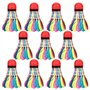 11Pcs Coloré Formation OIE Plume Badminton Boules Volants Replacement pour l'eérieur/Intdoor