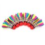 Plumes de Badminton Volants Plume, 11Pcs Coloré Formation OIE Plume Badminton Boules Volants Replacement pour l'eérieur/Intdoor 