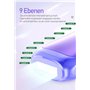 Épilation laser avec système de refroidissement à glace, appareil IPL, épilation laser, 9 niveaux d'énergie et 3 fonctions HR/SC