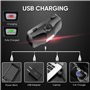 XLENTGEN Lampe Frontale LED Rechargeable 800 Lumens Lampe Frontale Rouge avec Capteur de Mouvement & 3 Modes, Lampe Torche Front