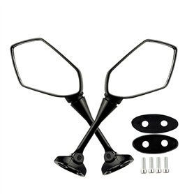 Road Passion Rétroviseurs Moto Rétroviseurs Un Ensemble de Deux Rétroviseurs Filetage de Boulon Compatible pour HONDA CBR900 CBR