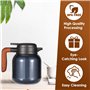 Dreamhigh® Thermos 1L avec Infuseur, Carafe isotherme avec affichage de la température, Pichet isotherme bien fermée (pas de fui