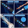 Dreamhigh®Fer A Souder Electronique De Precision Kit 80W Température Réglable 180-520°C Fer A Souder avec Interrupteur, 5 Consei