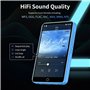 Lecteur MP3 avec Spotify, ZAQE 80 Go Lecteur MP3 avec Bluetooth et Wi-FI, Lecteur de Musique avec Musique Amazon, Audible, Deeze