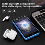 Lecteur MP3 avec Spotify, ZAQE 80 Go Lecteur MP3 avec Bluetooth et Wi-FI, Lecteur de Musique avec Musique Amazon, Audible, Deeze