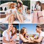 FFWTPY Bracelet Couple 2 Pièces d'Amitié Spider Tressés Spiderman Bracelets Pendentif avec Magnétique Super Héros Bijoux Cartoon