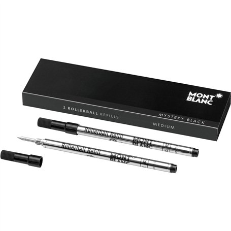 RECHARGE ROLLER MONTBLANC CLASSIQUE NOIR MEDIUM X2