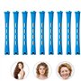 Lot de 60 petits bigoudis permanents en mousse - Pour cheveux longs, moyens et courts - Pas de chaleur - Bigoudis - Bleu