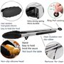 Lot de 2 pinces de cuisine en acier inoxydable avec pointes en silicone - Résistantes à la chaleur (480 °F) - Pour la salade, la